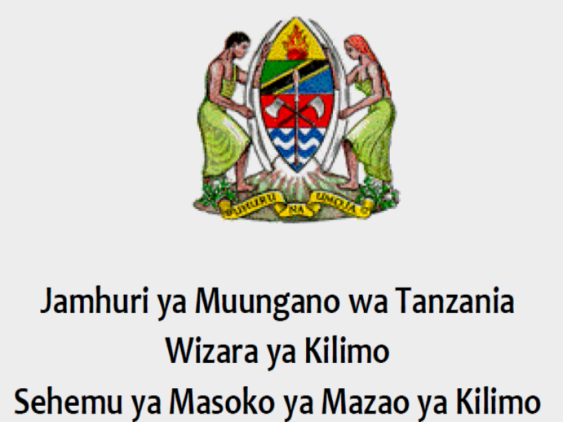 Ministry Of Agriculture - Weekly Market Bulletin 12th May - 16th May 2025 (Swahili Version)